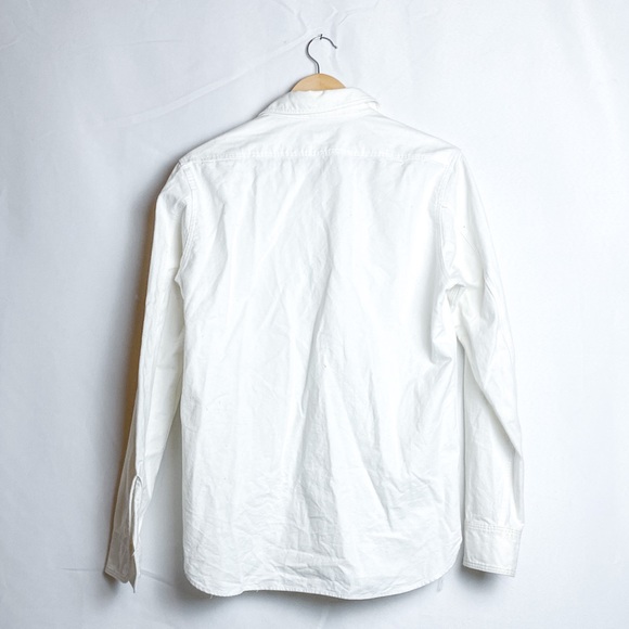 VINTAGE Jellado white Japanese cotton button down shirt - Picture 3 of 4